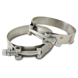Stainless T-Bolt Clamps Pair 2.630 to 2.870