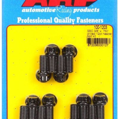 Header Bolt Kit - 12pt. 3/8 x .750 UHL (12)