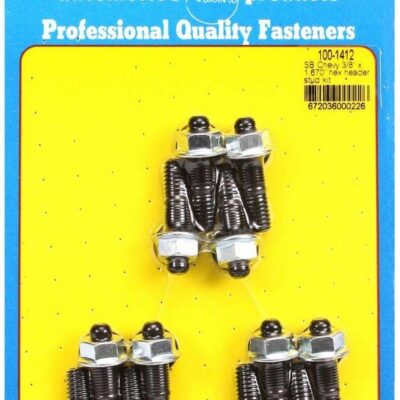 Header Stud Kit - 6pt. 3/8 x 1.670 OAL (12)