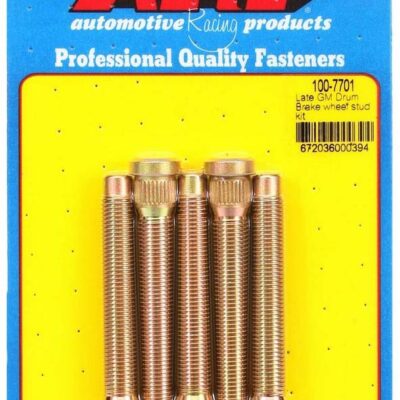 Wheel Stud Kit - 7/16-20 3.165/.486 Knurl (5)