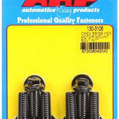 Motor Mount Bolt Kit 6pt. Chevy