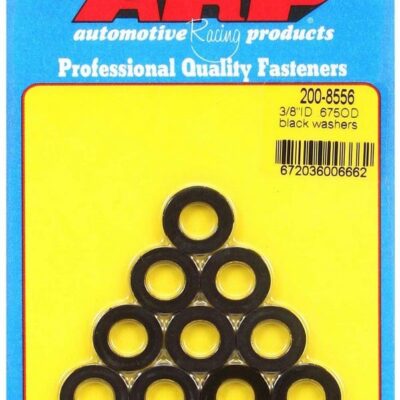 Black Washers - 3/8 ID x .675 OD (10)