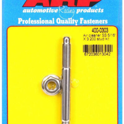 Air Cleaner Stud Kit - 5/16 x 3.200 S/S