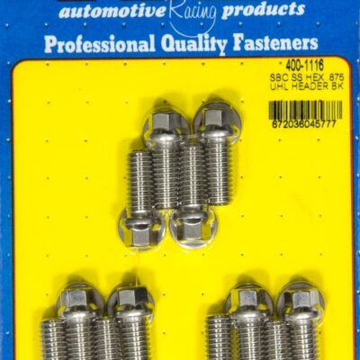 Header Bolt Kit - 6pt. 3/8 x .875 UHL (12)