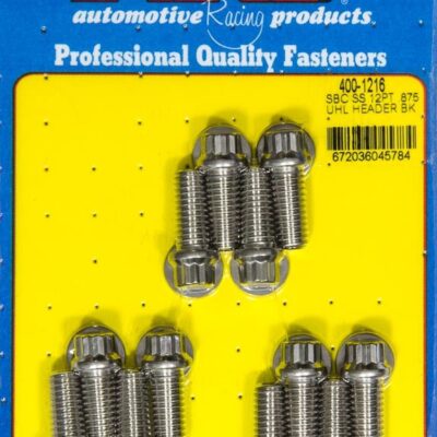 Header Bolt Kit - 12pt. 3/8 x .875 UHL (12)