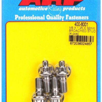 S/S Stud Kit - (4) M8 x 1.25in x  32mm
