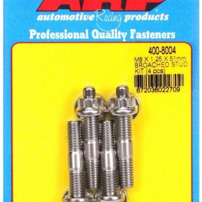 S/S Stud Kit - (4) M8 x 1.25in x  51mm