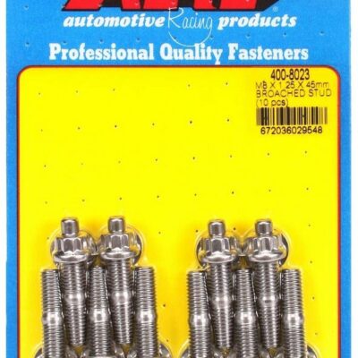 S/S Stud Kit - (10) M8 x 1.25in x  45mm