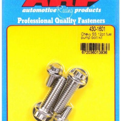 S/S Chevy Fuel Pump Bolt Kit 12pt.