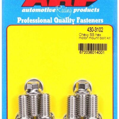 Chevy S/S Motor Mount to Block Bolt Kit - 6pt.