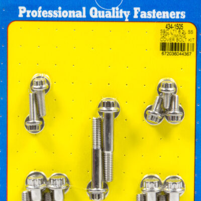 Timing Cover Bolt Kit GM LT1 6.2L 12pt S/S
