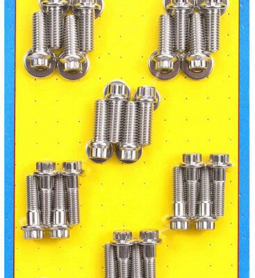 SBC S/S Intake Bolt Kit 12pt.