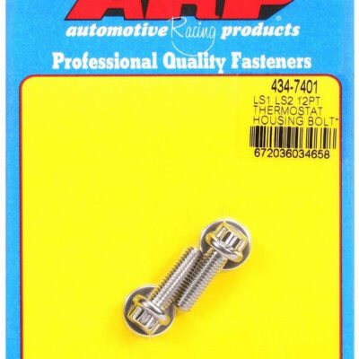 S/S Thermostat Hsg. Bolt Kit - 12pt. LS1/LS2