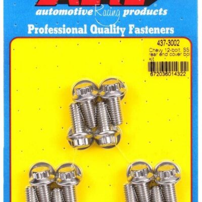 S/S Rear End Cover Bolt Kit - 12-Bolt Chevy