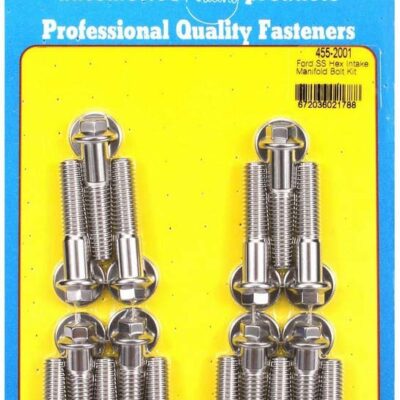 BBF S/S Intake Bolt Kit 6pt.