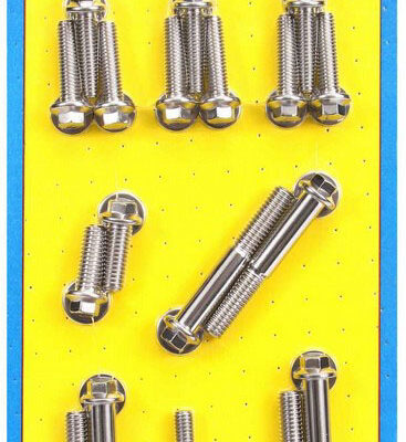 Pontiac S/S Timing Cover Bolt Kit 6pt.