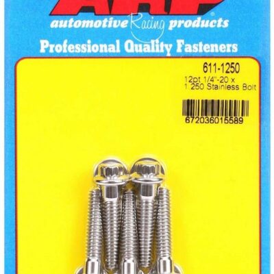 S/S Bolt Kit - 12pt. (5) 1/4-20 x 1.250