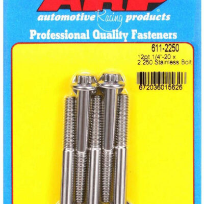 S/S Bolt Kit - 12pt. (5) 1/4-20 x 2.250