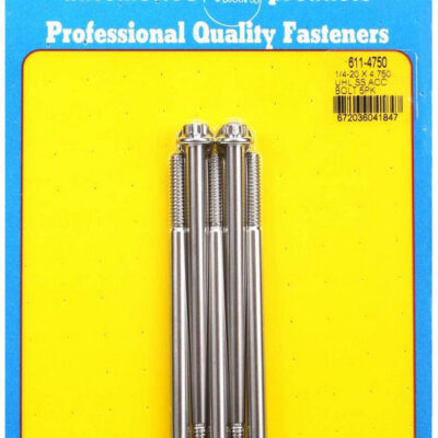 S/S Bolt Kit - 12pt. (5) 1/4-20 x 4.750