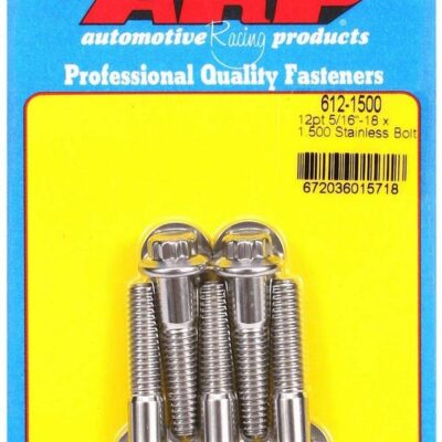 S/S Bolt Kit - 12pt. (5) 5/16-18 x 1.500
