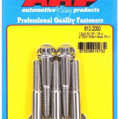 S/S Bolt Kit - 12pt. (5) 5/16-18 x 2.000