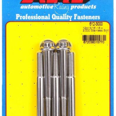 S/S Bolt Kit - 12pt. (5) 5/16-18 x 3.000