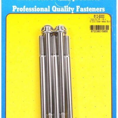 S/S Bolt Kit - 12pt. (5) 5/16-18 x 5.000