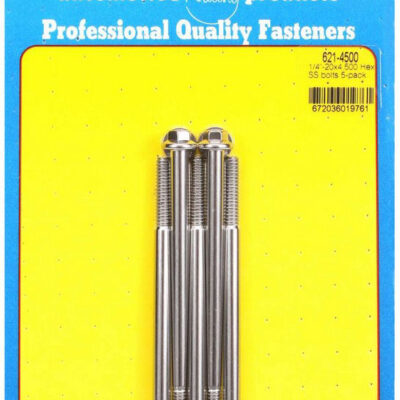 S/S Bolt Kit - 6pt. (5) 1/4-20 x 4.500