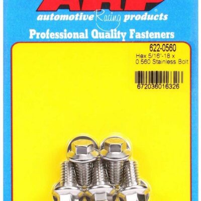 S/S Bolt Kit - 6pt. (5) 5/16-18 x .560