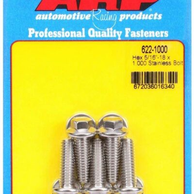 S/S Bolt Kit - 6pt. (5) 5/16-18 x 1.000