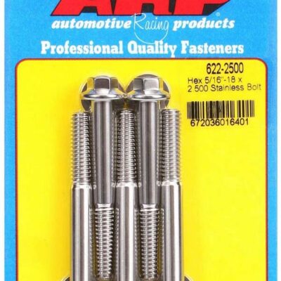 S/S Bolt Kit - 6pt. (5) 5/16-18 x 2.500