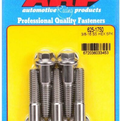 S/S Bolt Kit - 6pt. (5) 3/8-16 x 1.750