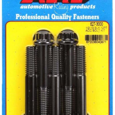 1/2-13 x 3.000 12pt - Bolts 5pk Black Oxide