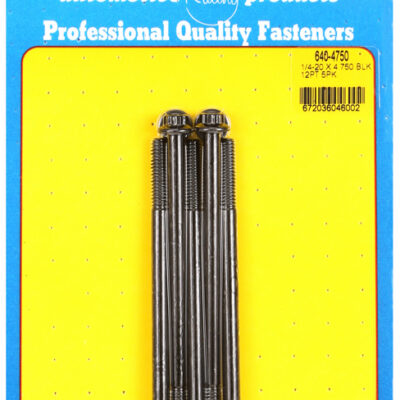 1/4-20 x 4.750 12pt Bolt Kit  5pk