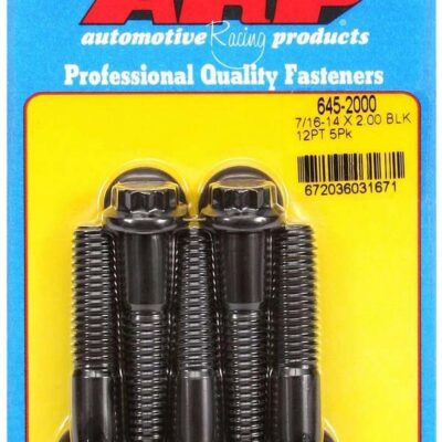 7/16-14 x 2.000 12pt Bolt Kit 5pk