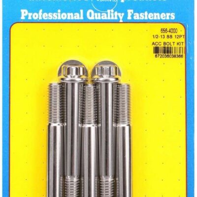 S/S Bolt Kit - 12pt. (5) 1/2-13 x 4.000