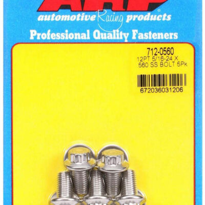 S/S Bolt Kit - 12pt. (5) 5/16-24 x .560