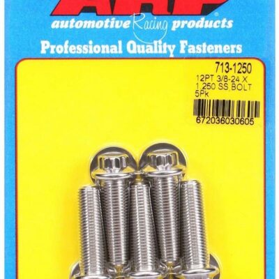 S/S Bolt Kit - 12pt. (5) 3/8-24 x 1.250