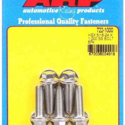 S/S Bolt Kit - 6pt. (5) 5/16-24 x 1.000