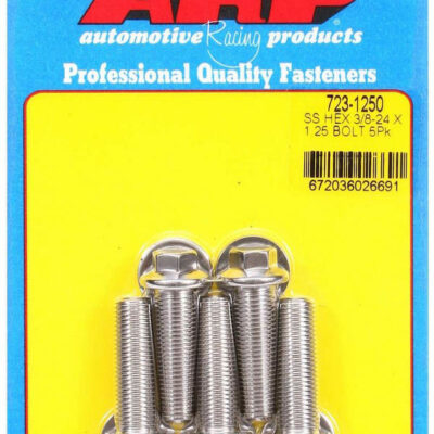 S/S Bolt Kit - 6pt. (5) 3/8-24 x 1.250