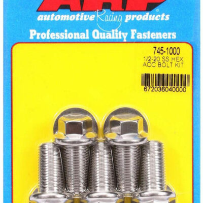 S/S Bolt Kit - 6pt. (5) 1/2-20 x 1.000