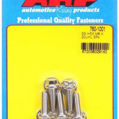 S/S Bolt Kit - 6pt. (5) 6mm x 1.00 x 20mm