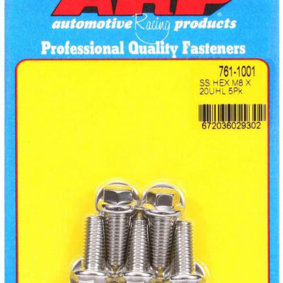 S/S Bolt Kit - 6pt. (5) 8mm x 1.25 x 20
