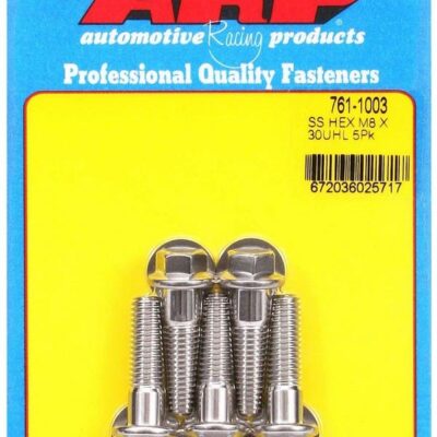 S/S Bolt Kit - 6pt. (5) 8mm x 1.25 x 30