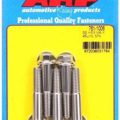 Bolt Kit - SS 6pt 5pk 8mm x 1.25 x 45mm