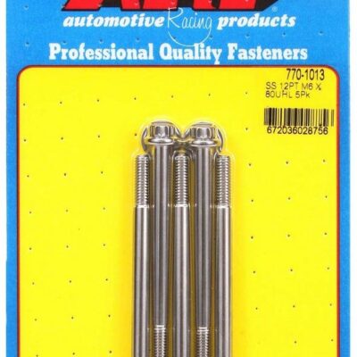 S/S Bolt Kit - 12pt. (5) 6mm x 1.00 x 80