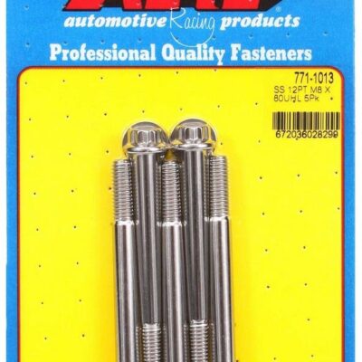 S/S Bolt Kit - 12pt. (5) 8mm x 1.25 x 80