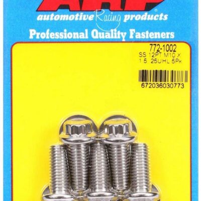 S/S Bolt Kit - 12pt. (5) 10mm x 1.5 x 25mm