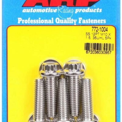 S/S Bolt Kit - 12pt. (5) 10mm x 1.5 x 35mm