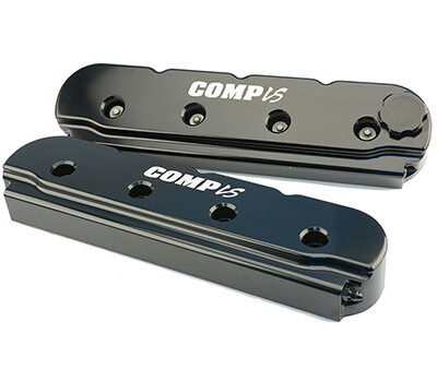 GM LS Billet Valve Cover Set Black Finish